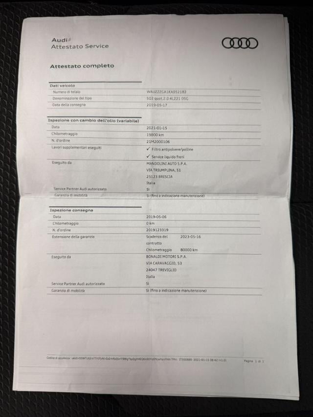 Audi SQ2 TFSI quattro S tronic / TETTO/ SED. RISC. /STAGE 1 - foto 2 di 31