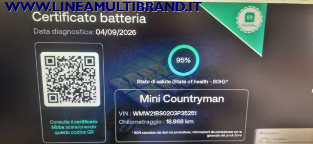 MINI Countryman 1.5 Cooper SE Countryman ALL4 Garanzia 24 Mesi - foto 2 di 4