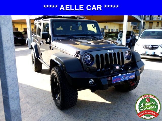 Jeep Wrangler Unlimited 2.8 CRD DPF Rubicon Auto, del 2016, 108.000 km, in vendita a Giarre (CT)