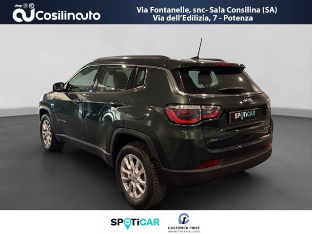 Jeep Compass 1.3 Turbo 190 CV PHEV AT6 4xe Limited MY20 - foto 3 di 4