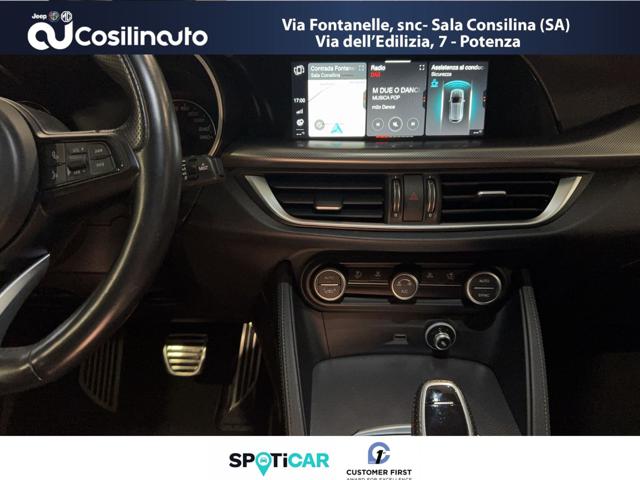 Alfa Romeo Stelvio 2.2 Turbodiesel 190 CV AT8 Q4 Sprint MY20, del 2020, 115.189 km, in vendita a Sala Consilina (SA)