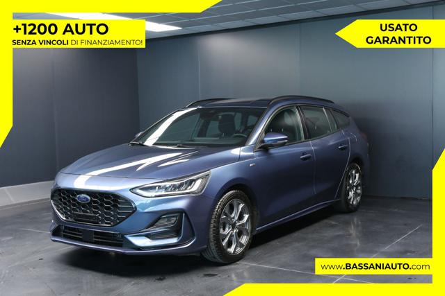 Ford Focus 1.0 EcoBoost Hybrid 125 CV SW ST-Line Design, del 2023, 72.427 km, in vendita a ARSIè (BL)