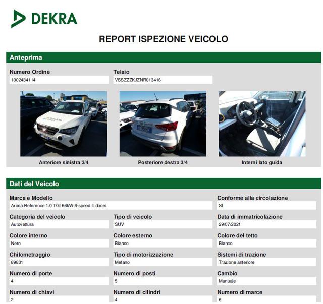 SEAT Arona 1.0 TGI Reference - foto 2 di 2