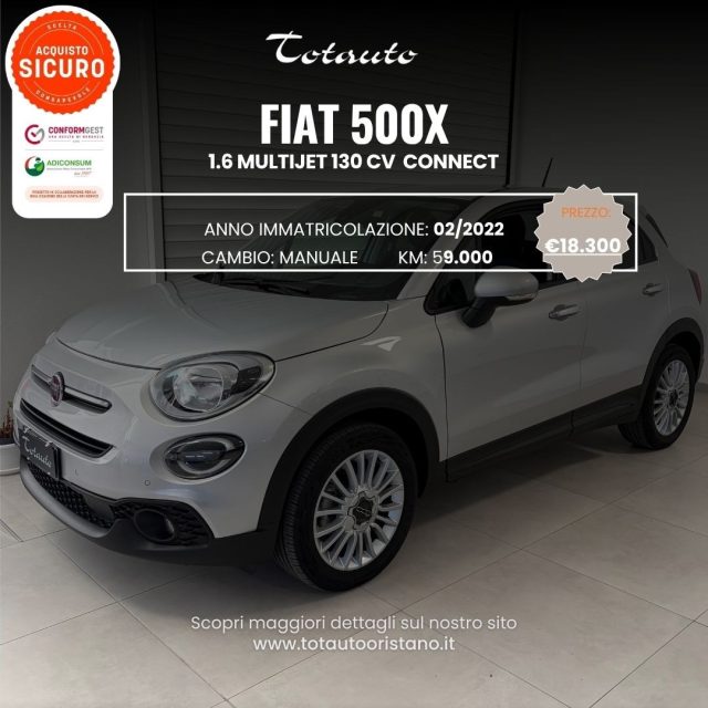 Fiat 500X 1.6 MultiJet 130 CV Connect usato a GHILARZA