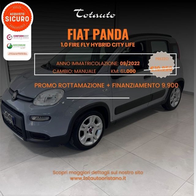 Fiat Panda 1.0 FireFly S&S Hybrid City Life usato a GHILARZA