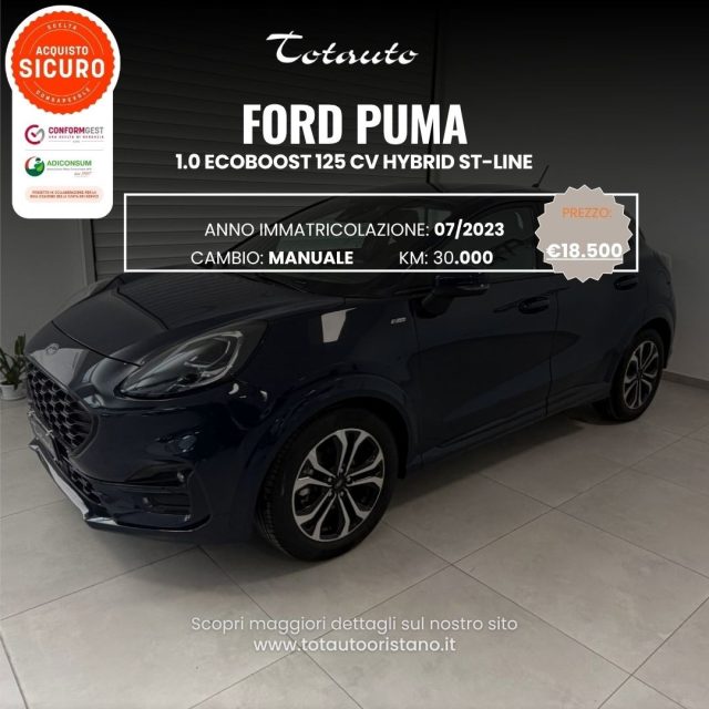 Ford Puma 1.0 EcoBoost Hybrid 125 CV S&S ST-Line usato a GHILARZA