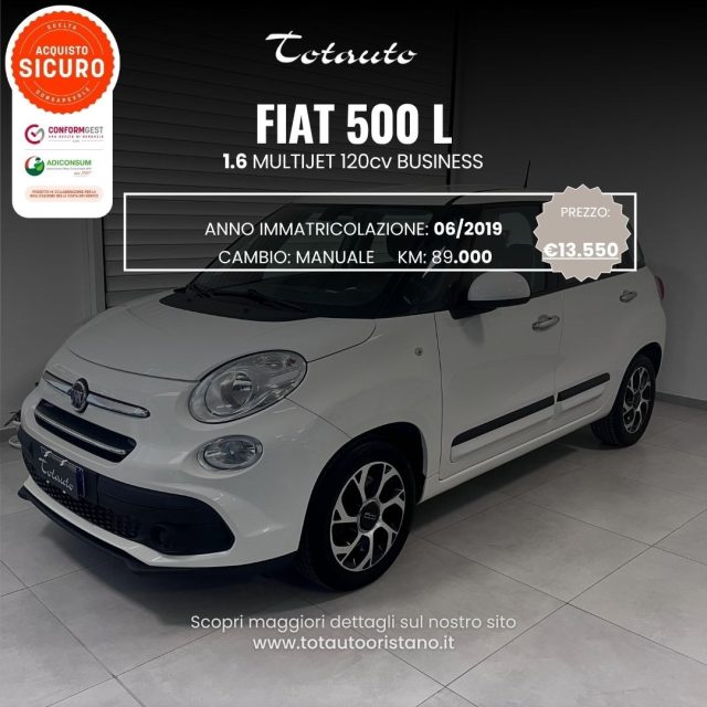 Fiat 500L 1.6 Multijet 120 CV Business usato a GHILARZA