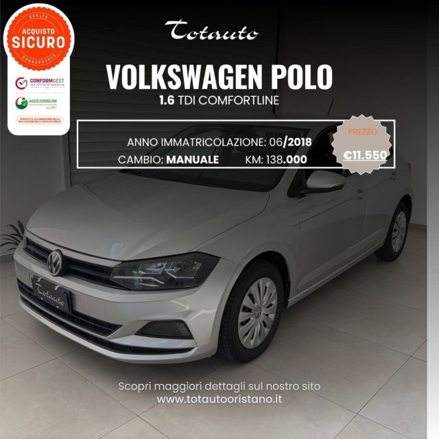 Volkswagen Polo 1.6 TDI 5p. Comfortline BlueMotion Technology usato a GHILARZA