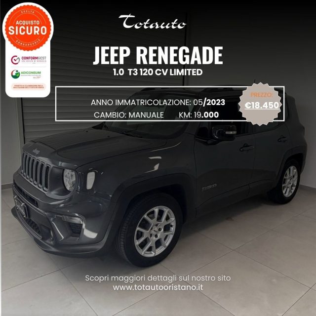 Jeep Renegade 1.0 T3 Limited usato a GHILARZA