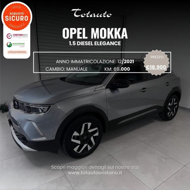 Opel Mokka 1.5 diesel Elegance usato a GHILARZA