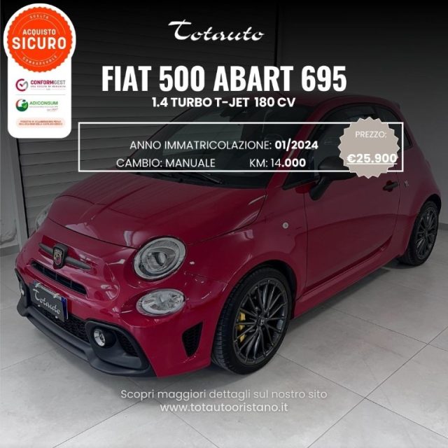 Abarth 695 1.4 Turbo T-Jet 180 CV usato a GHILARZA