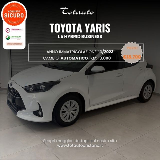 Toyota Yaris 1.5 Hybrid 5 porte Business usato a GHILARZA