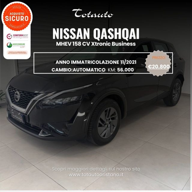 Nissan Qashqai MHEV 158 CV Xtronic Business usato a GHILARZA