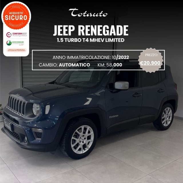 Jeep Renegade 1.5 Turbo T4 MHEV Limited usato a GHILARZA