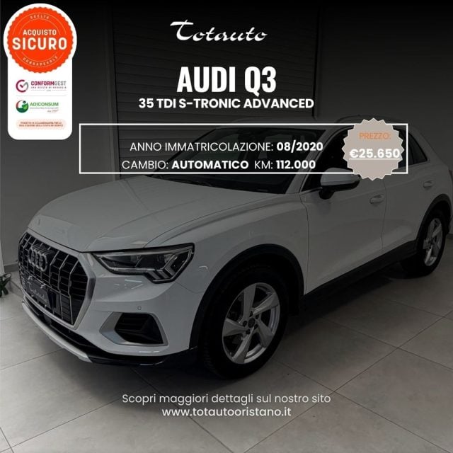 Audi Q3 35 TDI S tronic Business Advanced usato a GHILARZA