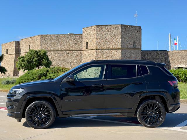 Jeep Compass 4XE S 240CV PHEV+TETTO APRIBILE TOTAL BLACK !!! - foto 4 di 54