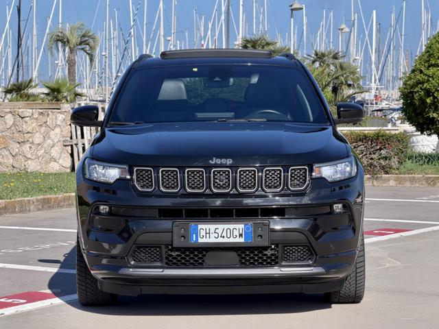 Jeep Compass 4XE S 240CV PHEV+TETTO APRIBILE TOTAL BLACK !!! - foto 2 di 54
