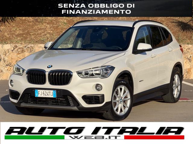 BMW X1 SDRIVE 16D BIANCO PERLA+LED+BIZONA+CRUISE, del 2017, 112.000 km, in vendita a Civitavecchia (RM)