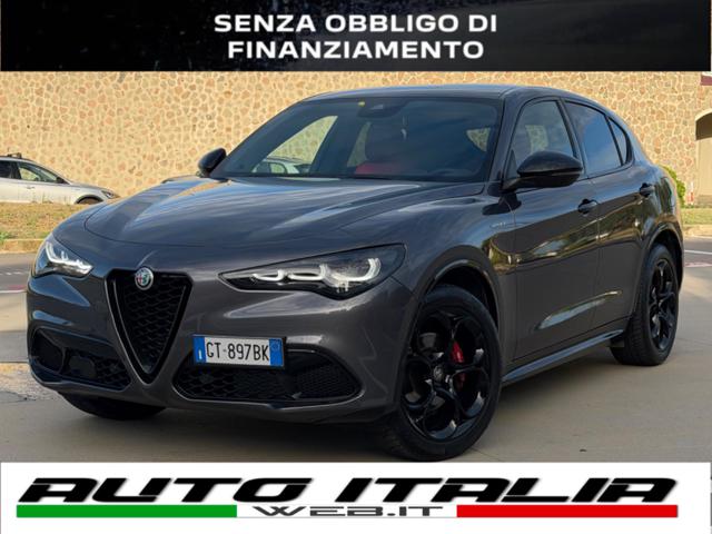 Alfa Romeo Stelvio 210CV Q4 VELOCE+H.KARDON+PELLE ROSSA, del 2024, 104.000 km, in vendita a Civitavecchia (RM)