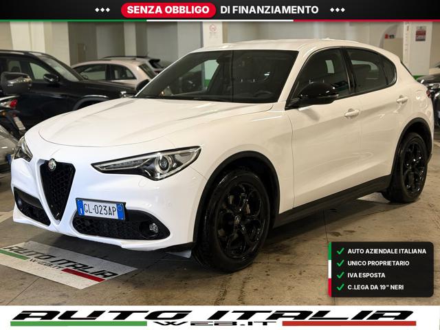 Alfa Romeo Stelvio 2.2 t Q4 190cv#CAMBIO AT8#C.LEGA19 NERI#UNIPRO, del 2022, 53.000 km, in vendita a Civitavecchia (RM)