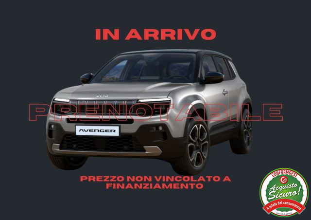 Jeep Avenger 1.2 IBRIDA SUMMIT FULL OPTIONAL km 0 a NOVARA
