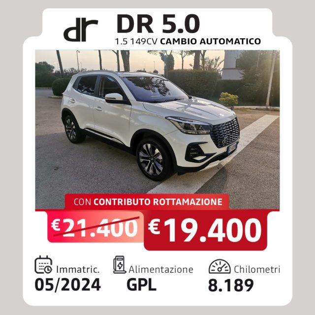 DR MOTOR DR 5.0 1.5 Turbo Bi Fuel 149cv CVT usato a TARANTO