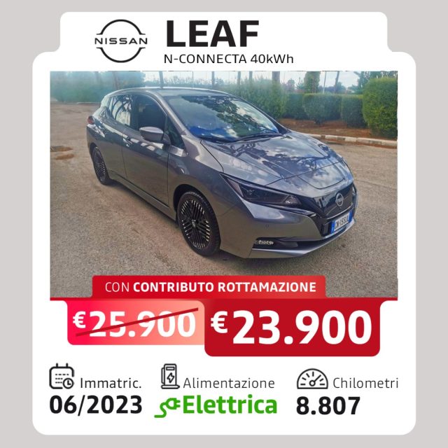 Nissan Leaf 40kWh N Connecta 150cv usato a TARANTO