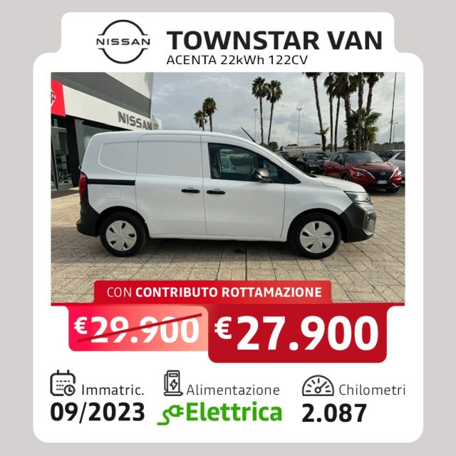 Nissan Townstar Van EV L1 122cv Acenta 22kWh usato a TARANTO