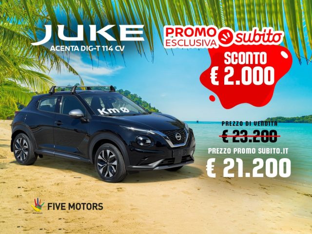 Nissan Juke 1.0 DIG-T 114 CV Acenta km 0 a TARANTO