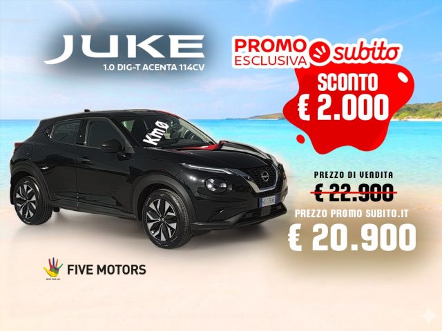 Nissan Juke 1.0 DIG-T 114 CV Acenta usato a TARANTO
