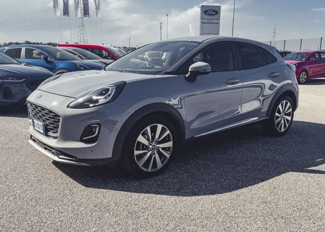 Ford Puma 1.0 Ecoboost Hybrid 125CV Titanium X Aut, del 2022, 54.500 km, in vendita a Caresanablot (VC)