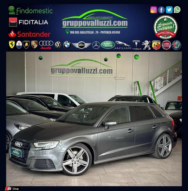 Audi A3 Sportback 2.0TDI 150CV S tronic S line VIRTUAL TOP usato a POTENZA