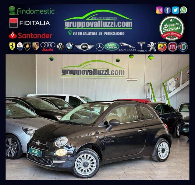Fiat 500C 1.2 8V 69CV Lounge CRUISE CLIMA AUTOMATICO, del 2017, 50.000 km, in vendita a Potenza (PZ)