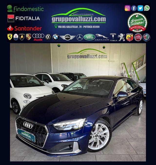 Audi A5 Sportback 40TDI 204CV S tronic ACC SED.MASSAGIANTI, del 2023, 60.000 km, in vendita a Potenza (PZ)