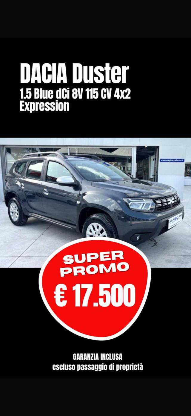 Dacia Duster 1.5 Blue dCi 8V 115 CV 4x2 Expression usato a PALEMO