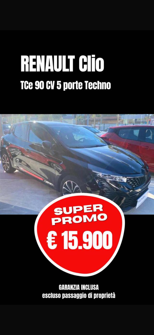 Renault Clio TCe 90 CV 5 porte Techno - foto 2 di 4