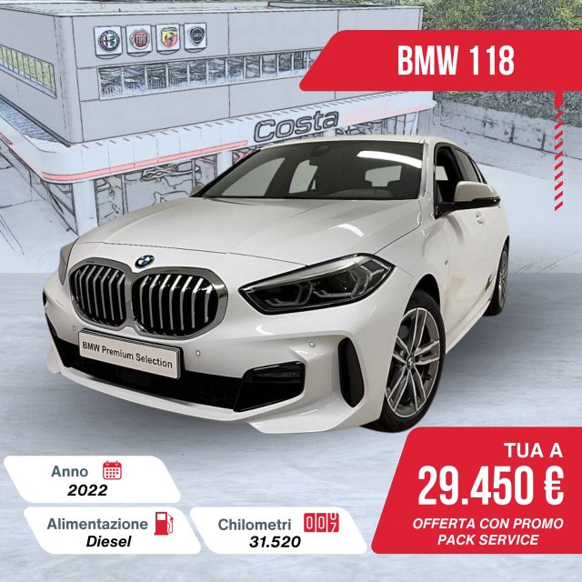 BMW 118 d 5p. Msport usato a VALDOBBIADENE