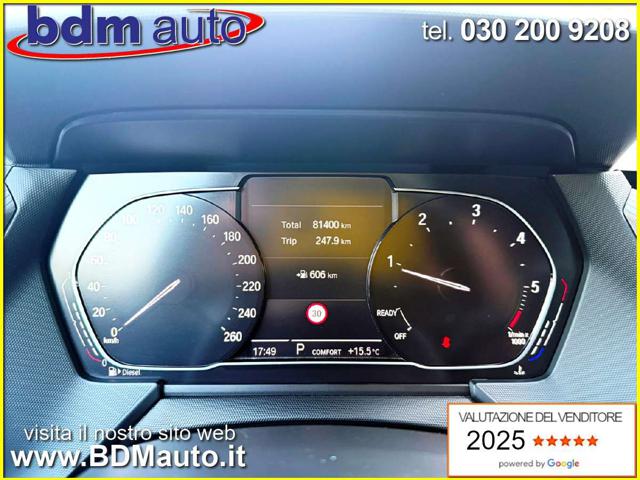 BMW 116 d 5p. Msport *TETTO*CERCHI 18"* usato a BRESCIA
