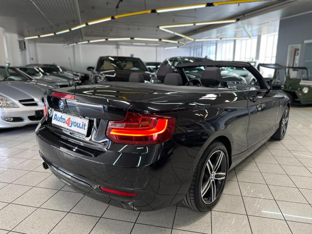 BMW 218 i Cabrio Sport - Service Ok - foto 3 di 4