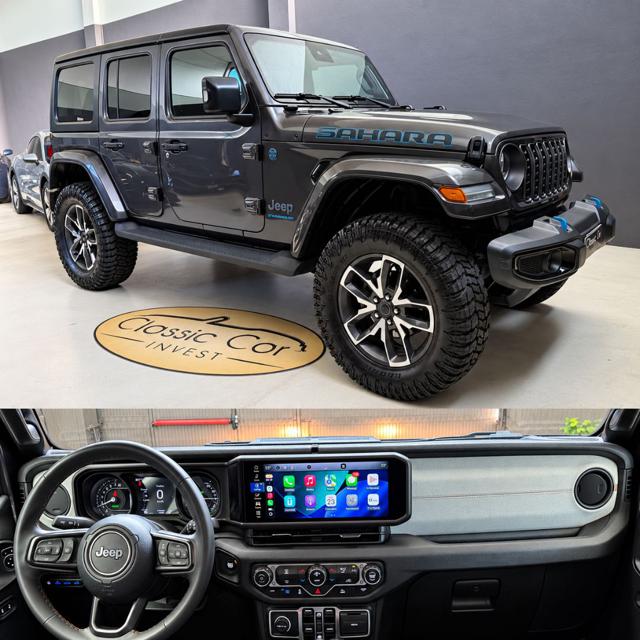 Jeep Wrangler Unlimited 2.0 PHEV ATX 4xe Sahara, del 2024, 73.000 km, in vendita a Medesano (PR)