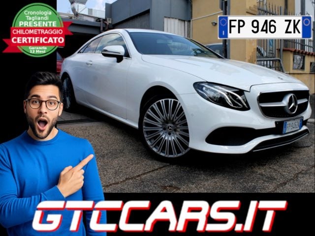 Mercedes-Benz E 220 d Coupe 4matic Aut TUTTI TAGLIANDI UFFICIALI MERCE usato a ROMA
