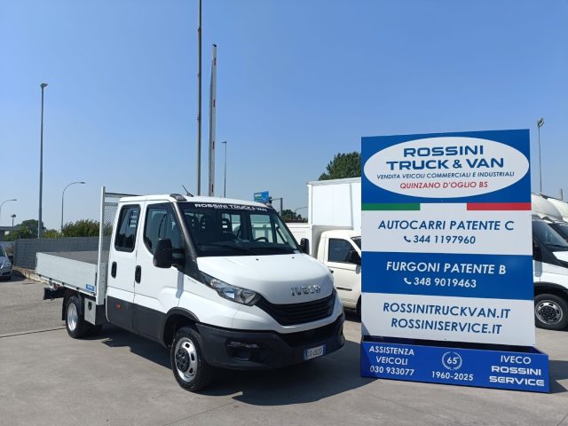 Iveco Daily DAILY 35C14 DOPPIA CABINA 7 POSTI CASSONE FISSO usato a QUINZANO D OGLIO