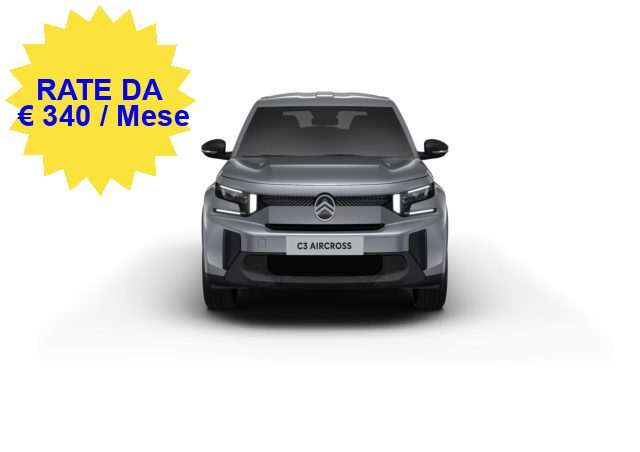 Citroen C3 Aircross Hybrid 145 CV e-DCS6 Max km 0 a SOMMA VESUVIANA
