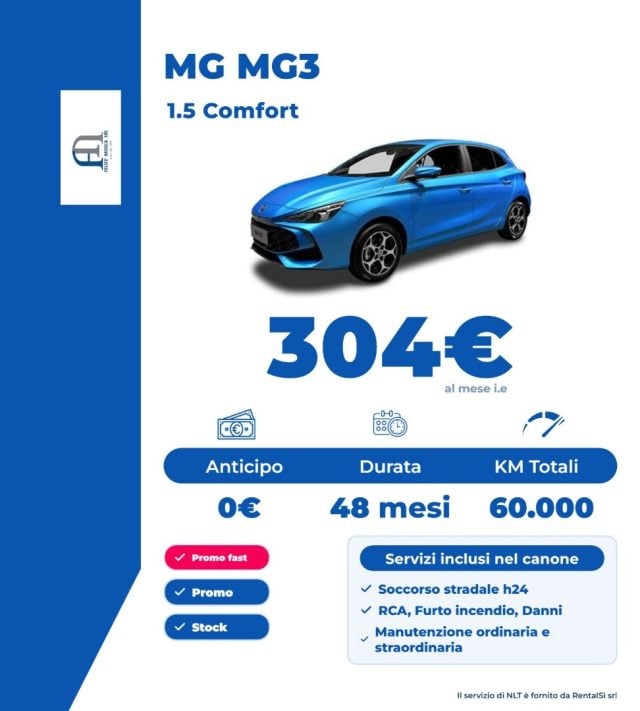 MG MG3 1.5 Comfort, in vendita a Somma Vesuviana (NA)