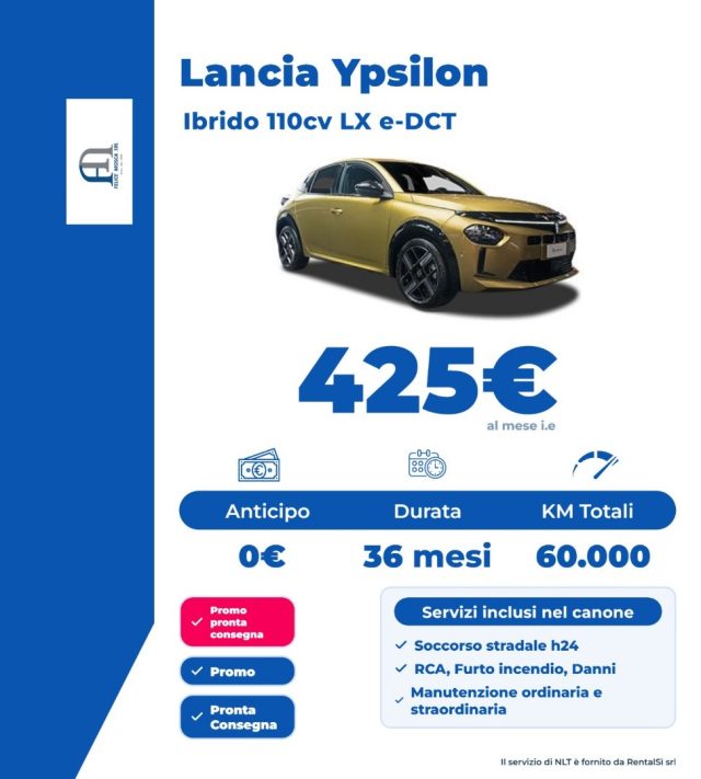 Lancia Ypsilon 51kWh LX, in vendita a Somma Vesuviana (NA)