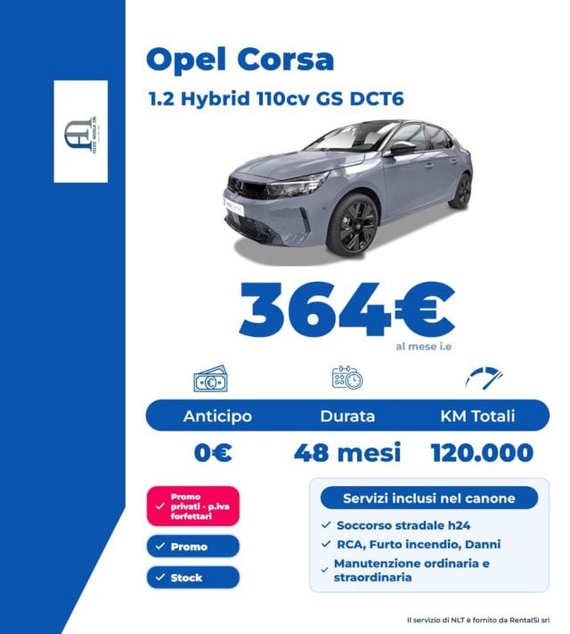 Opel Corsa 1.2 Hybrid 110cv GS DCT6, in vendita a Somma Vesuviana (NA)
