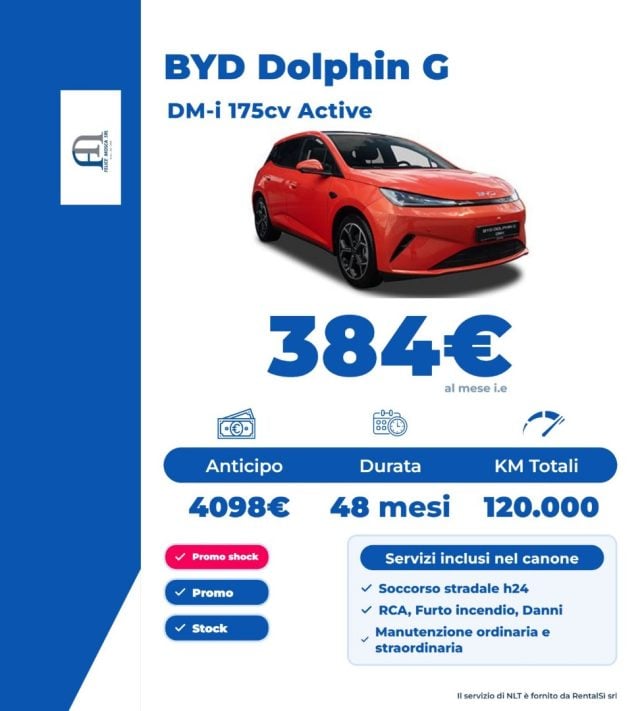 BYD DOLPHIN G DM-i 1.5 phev Active 175cv, in vendita a Somma Vesuviana (NA)