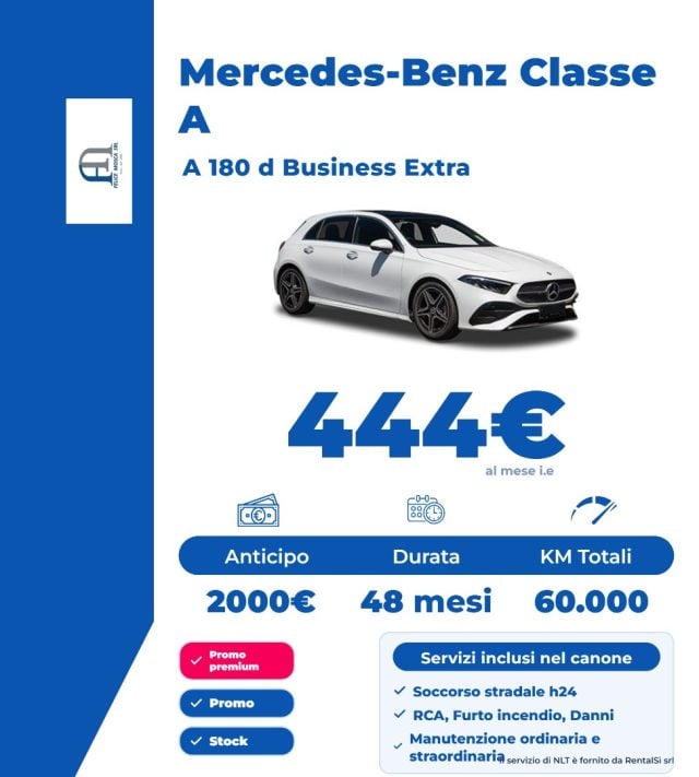Mercedes-Benz A 180 d Automatic Business Extra, in vendita a Somma Vesuviana (NA)