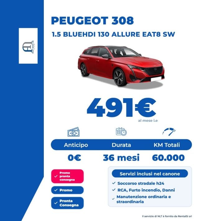 Peugeot 308 BlueHDi 130 S&S EAT8 Allure - foto 3 di 4