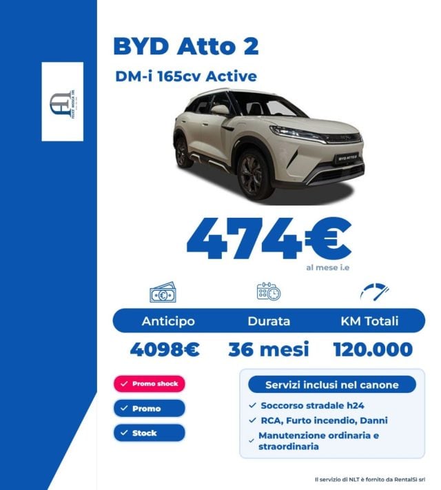 BYD Atto 2 45,1 kWh Active - foto 3 di 4